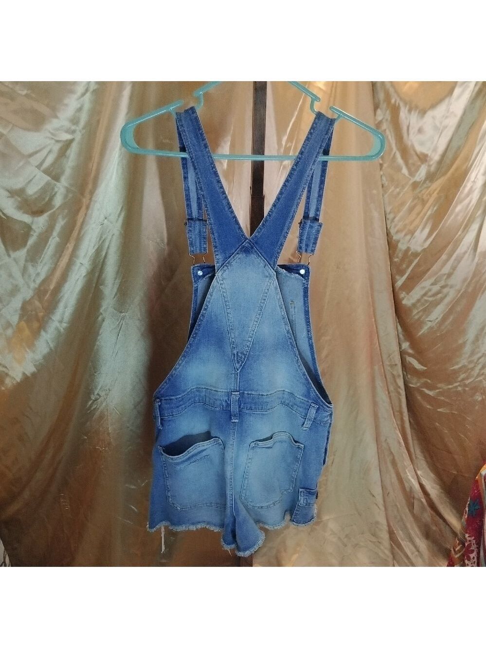 No Boundaries Blue Denim Jumpsuit Casual Style - Picture 5 of 5